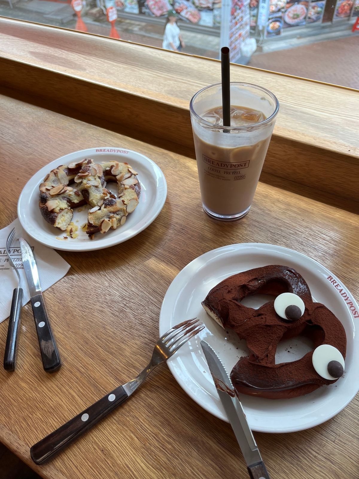 明洞のベーグル🥯‎🤍