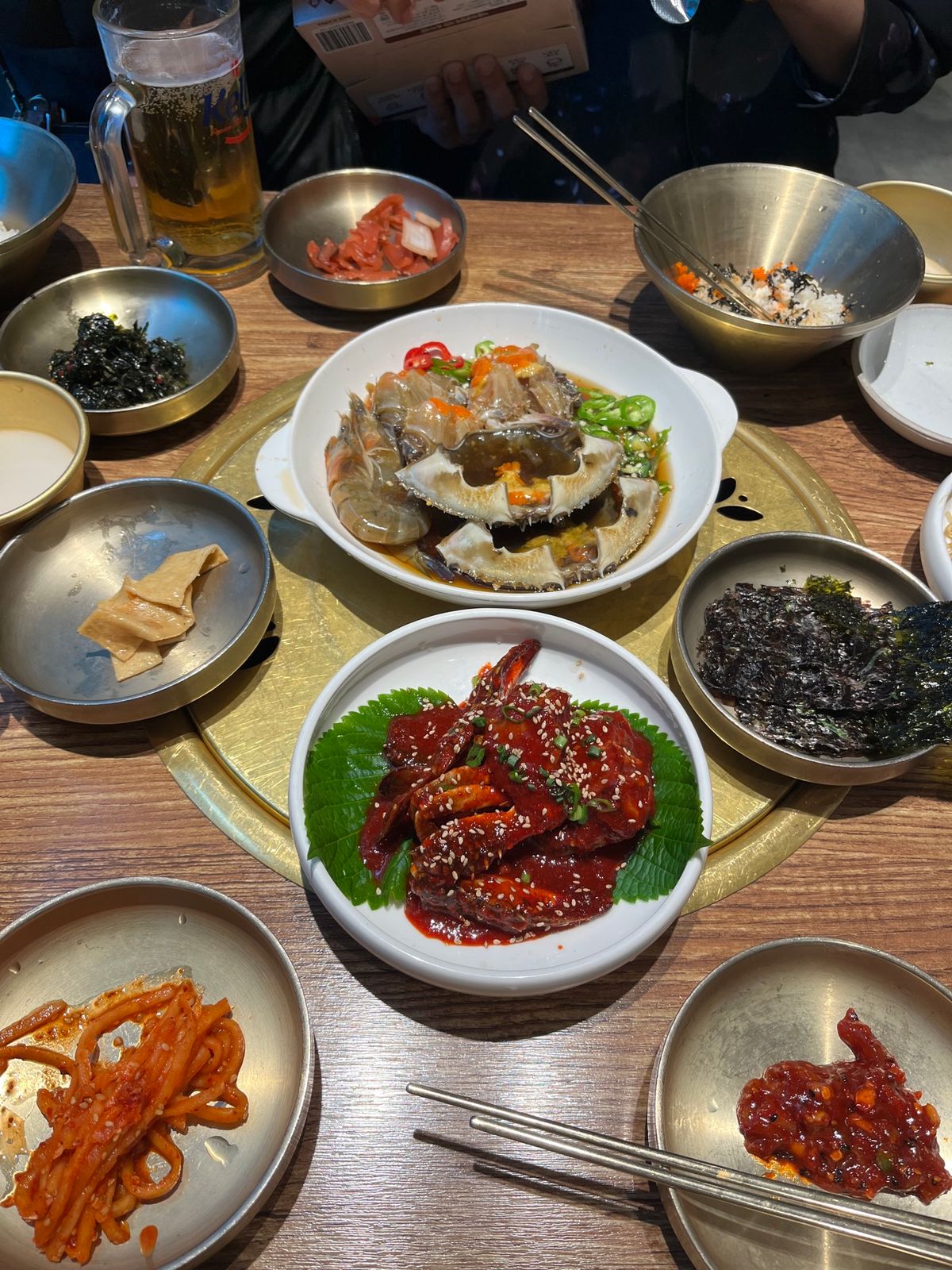 かに！！！明洞の有名店🦀‎🤍