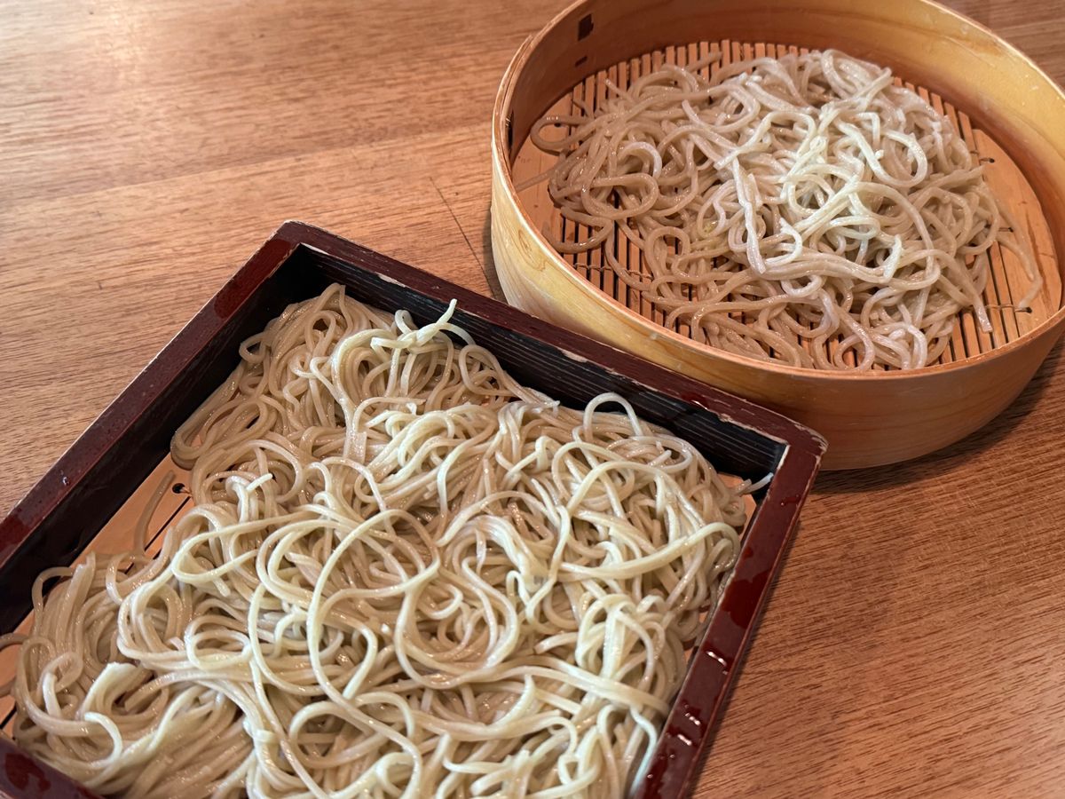 1日目のお昼は長野でお蕎麦
ここの蕎麦がきが最高に美味しかった。