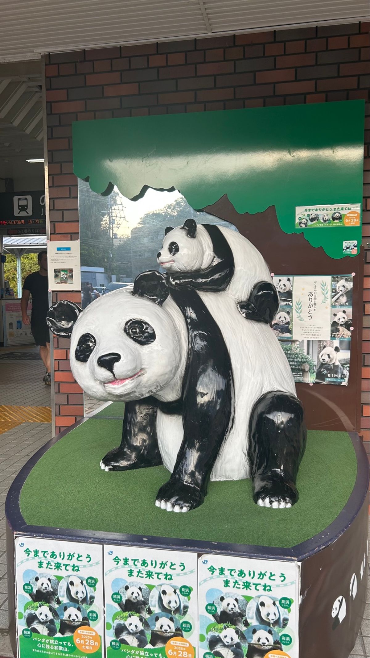 どこもかしこも🐼がたくさん！
でも本物のパンダには会えませんでした。
いつ...
