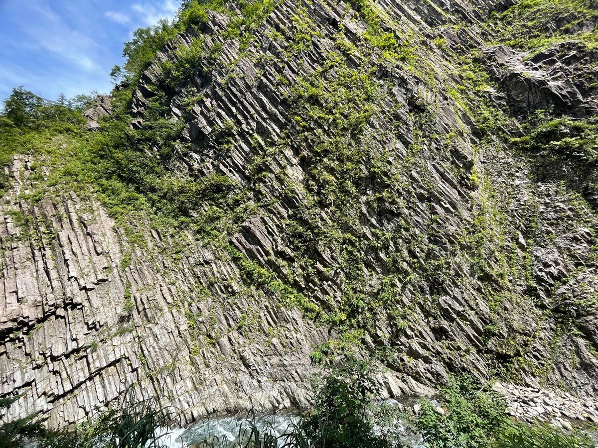 展望台から見る渓谷も綺麗でした。