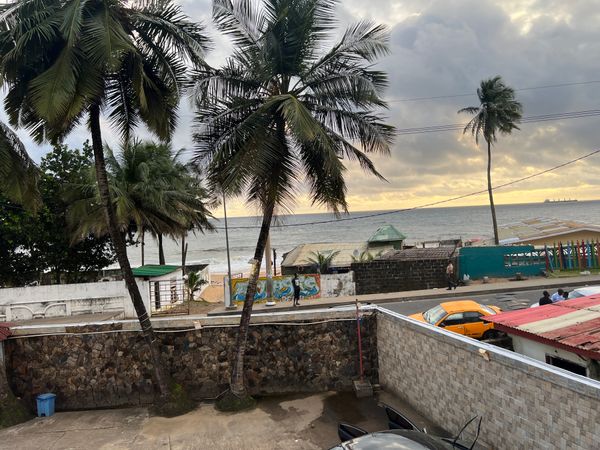 ガーナ・Accra「リベリア&ガーナ出張」の写真：リベリア、モンロビアのホテルから