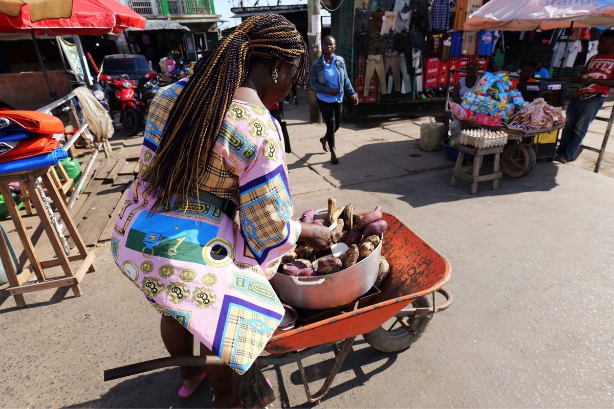 リベリアの市場