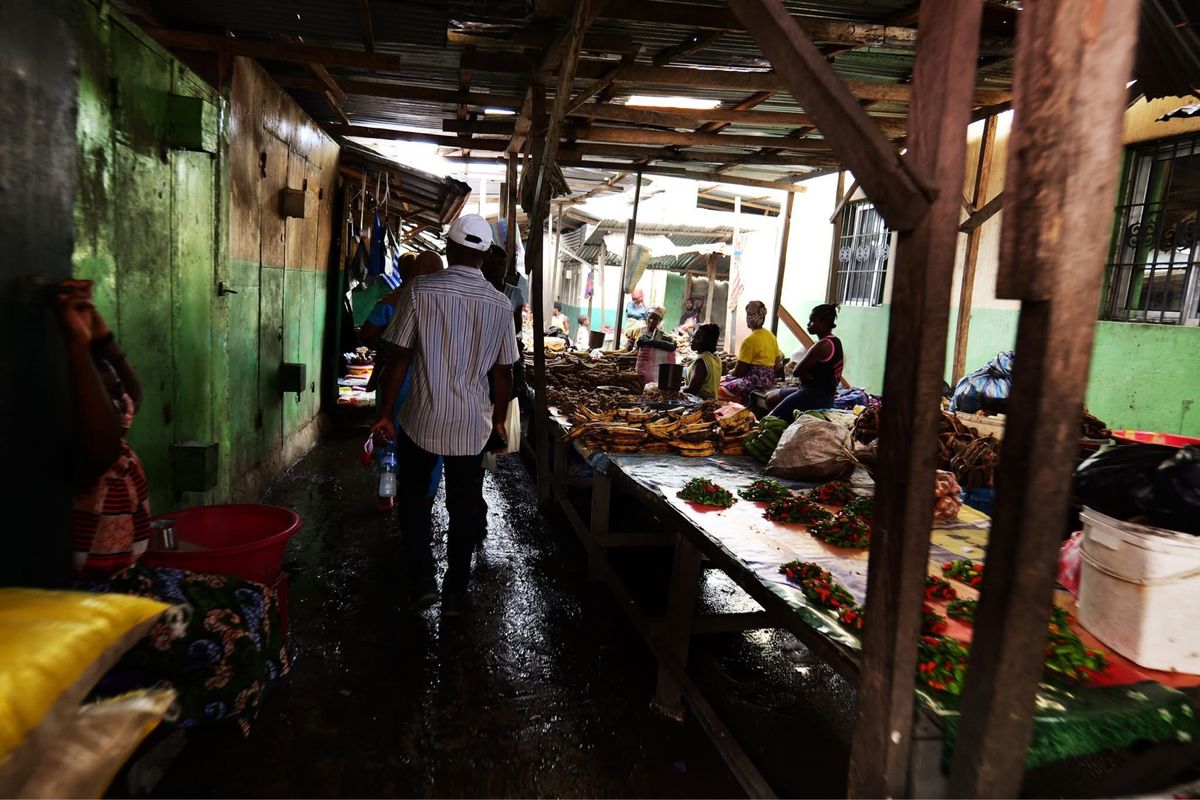 リベリアの市場