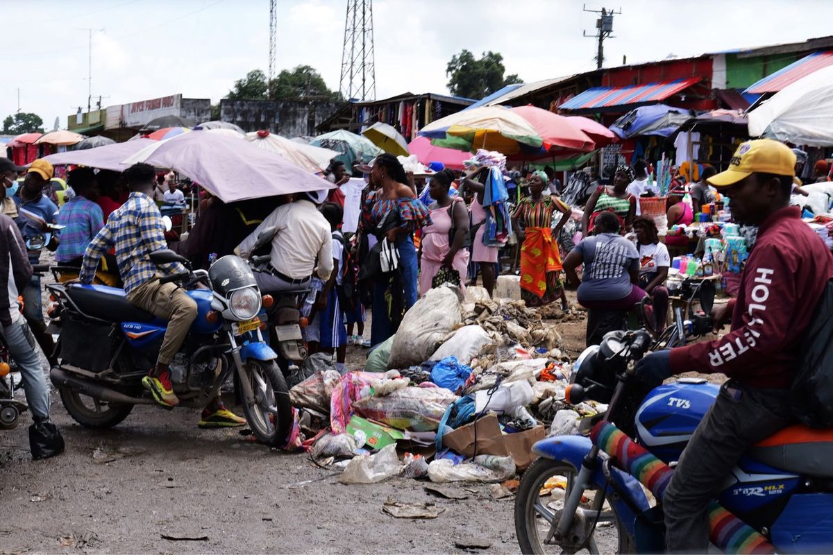 リベリアの市場