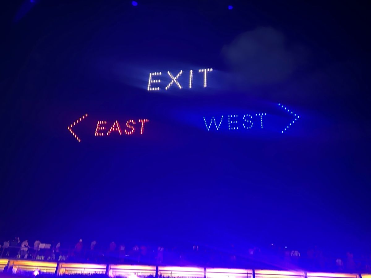 最後のドローンショーがとっても良かったです
あんなに音が凄いとは知らなかっ...