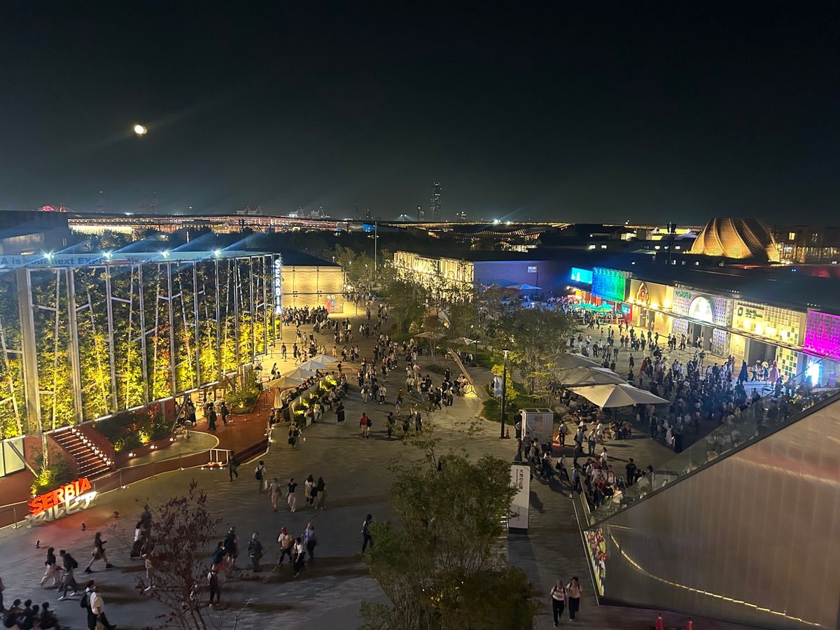 夜の万博も素敵でした