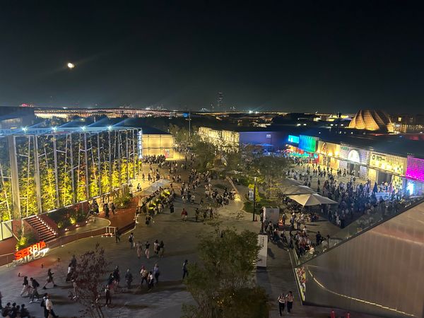 日本・大阪市「大阪・関西万博」の写真：夜の万博も素敵でした