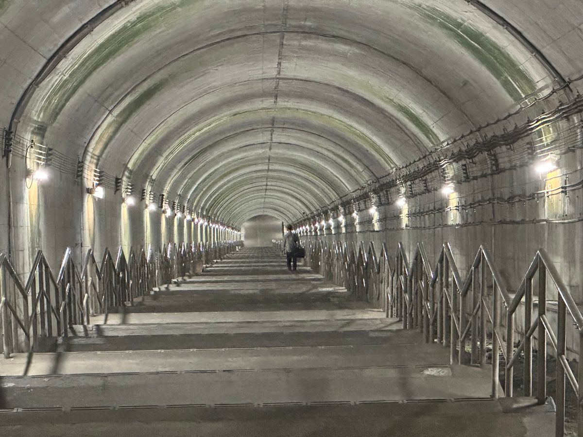 上越線で土合駅、ロープウェイで天神平駅