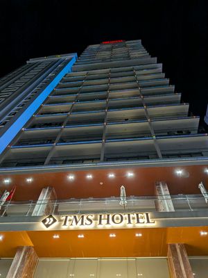 空港なハイランドカフェ、ホテルウェルカムドリンク、部屋からの景色