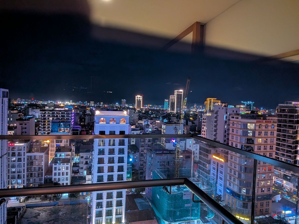 空港なハイランドカフェ、ホテルウェルカムドリンク、部屋からの景色