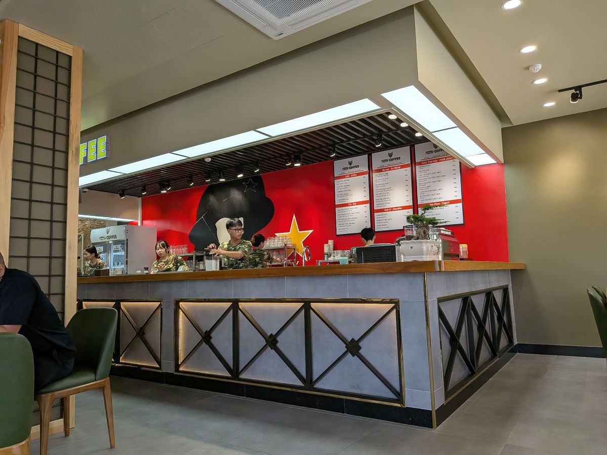 ダナン市内のCCCPカフェ