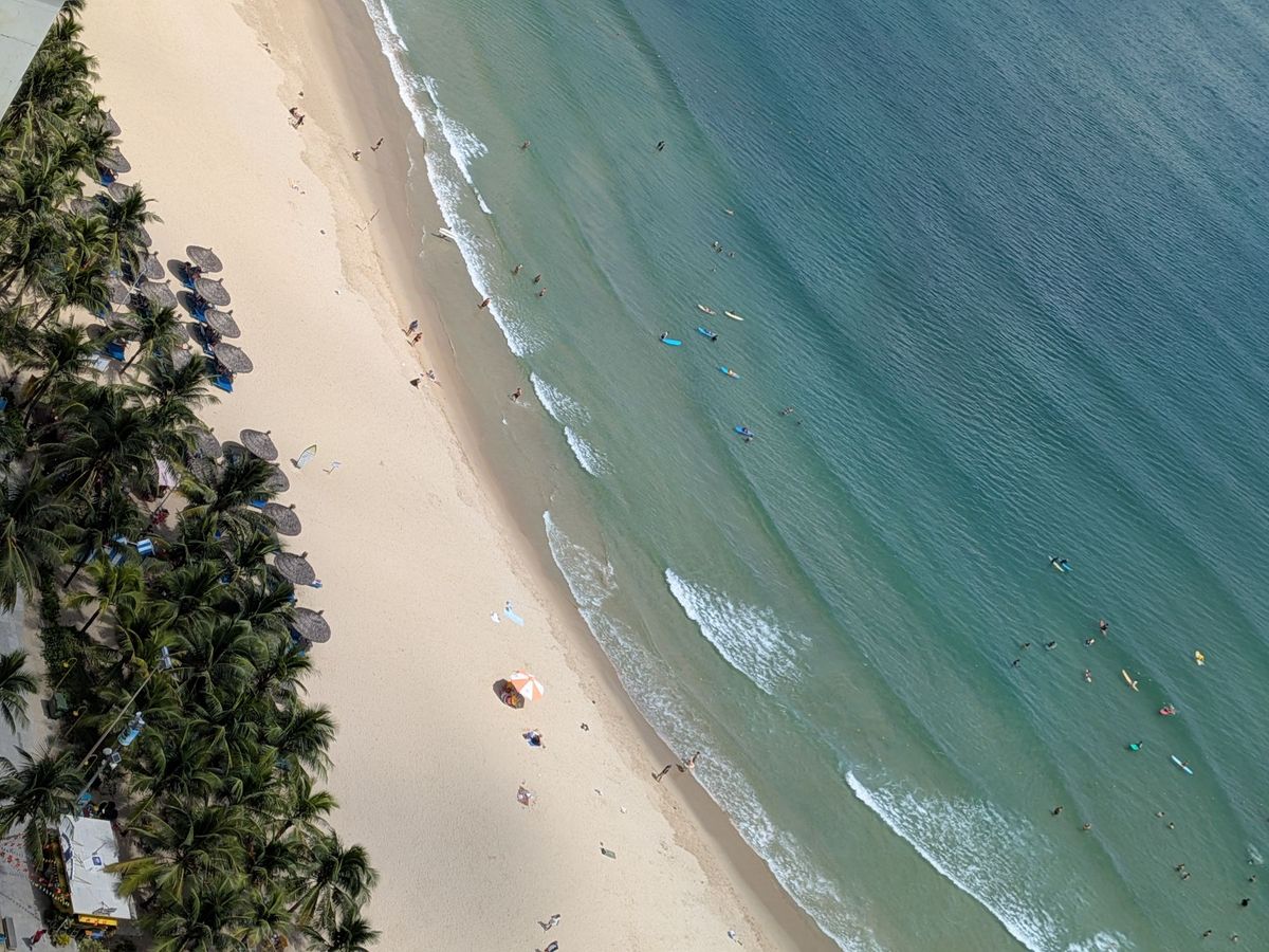 ホテルプール、ミーケビーチ