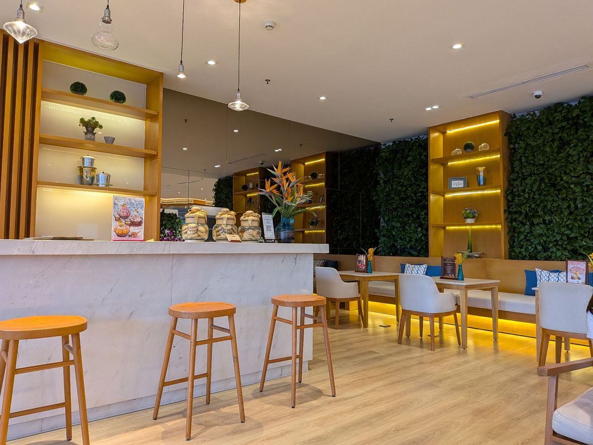 TMSホテルロビー、マンゴーかき氷、朝食