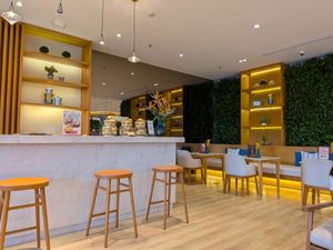 TMSホテルロビー、マンゴーかき氷、朝食