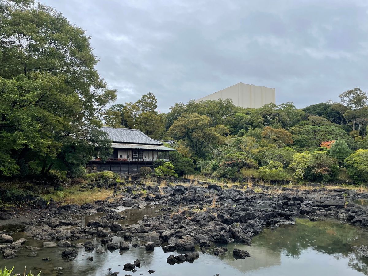 三島駅近くにある楽寿園も見学してきました。