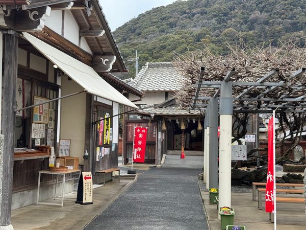 日本・佐賀県「佐賀県　呼子のイカと焼き物の旅」の写真：佐賀県　高島
●宝当神社
●猫の足跡をた...