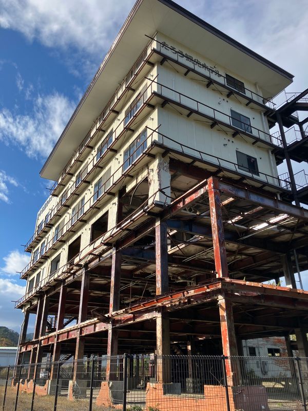 日本・岩手県「三陸海岸1泊2日旅」の写真：【撮影場所】
岩手県 宮古市 津波遺構田...