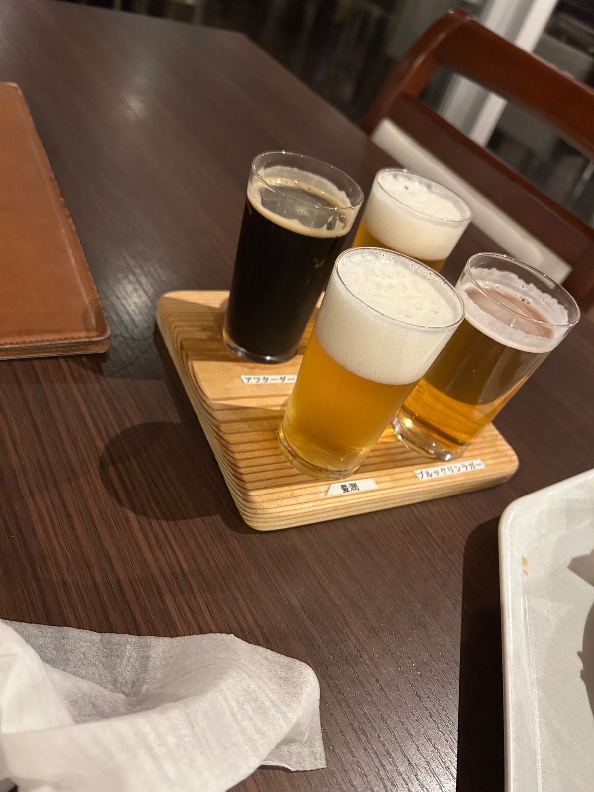 クラフトビール飲み比べ