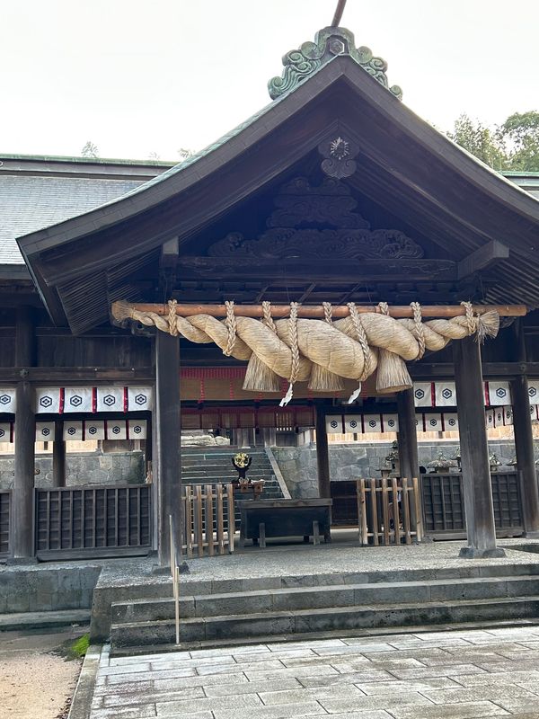 日本・島根県「慰安旅行」の写真：揖夜神社