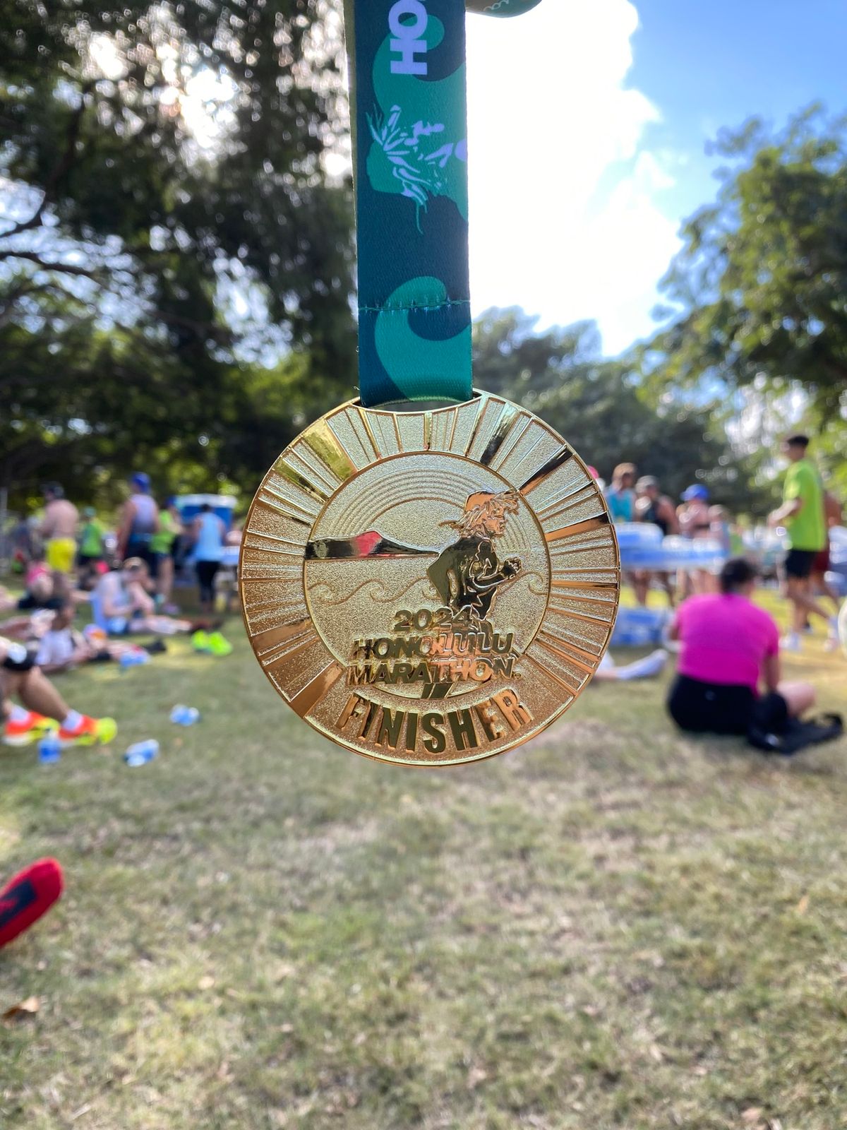 ホノルルマラソンはサブ4で完走🏅