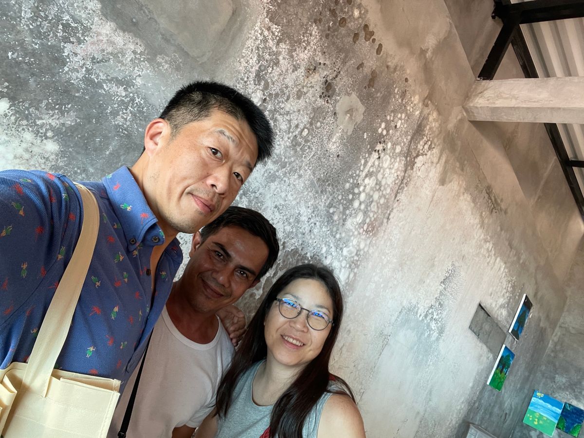 翌朝はムリアディのワルンで朝食
ムリアディは元気そうだった😃