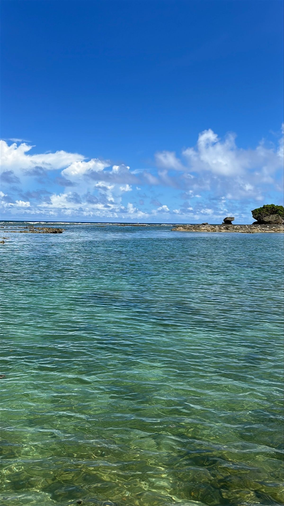 斎場御嶽からの海🌊