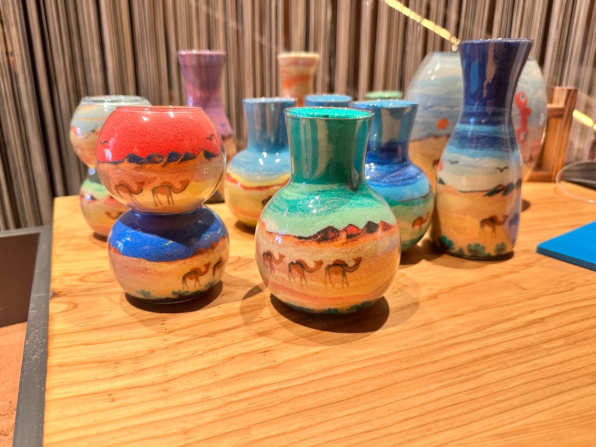 万博初日　天気大荒れ　３時間滞在　ado聴きたかった。。