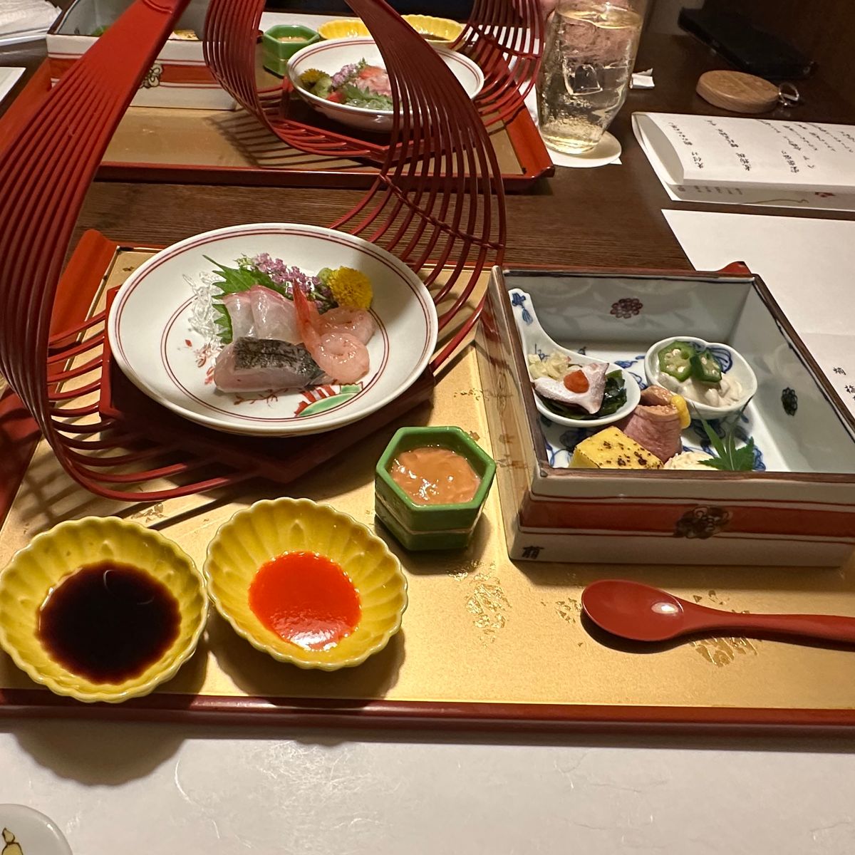 界　加賀
雨降ってしまったため籠りステイ
金継ぎ体験もさせていただきました🥰