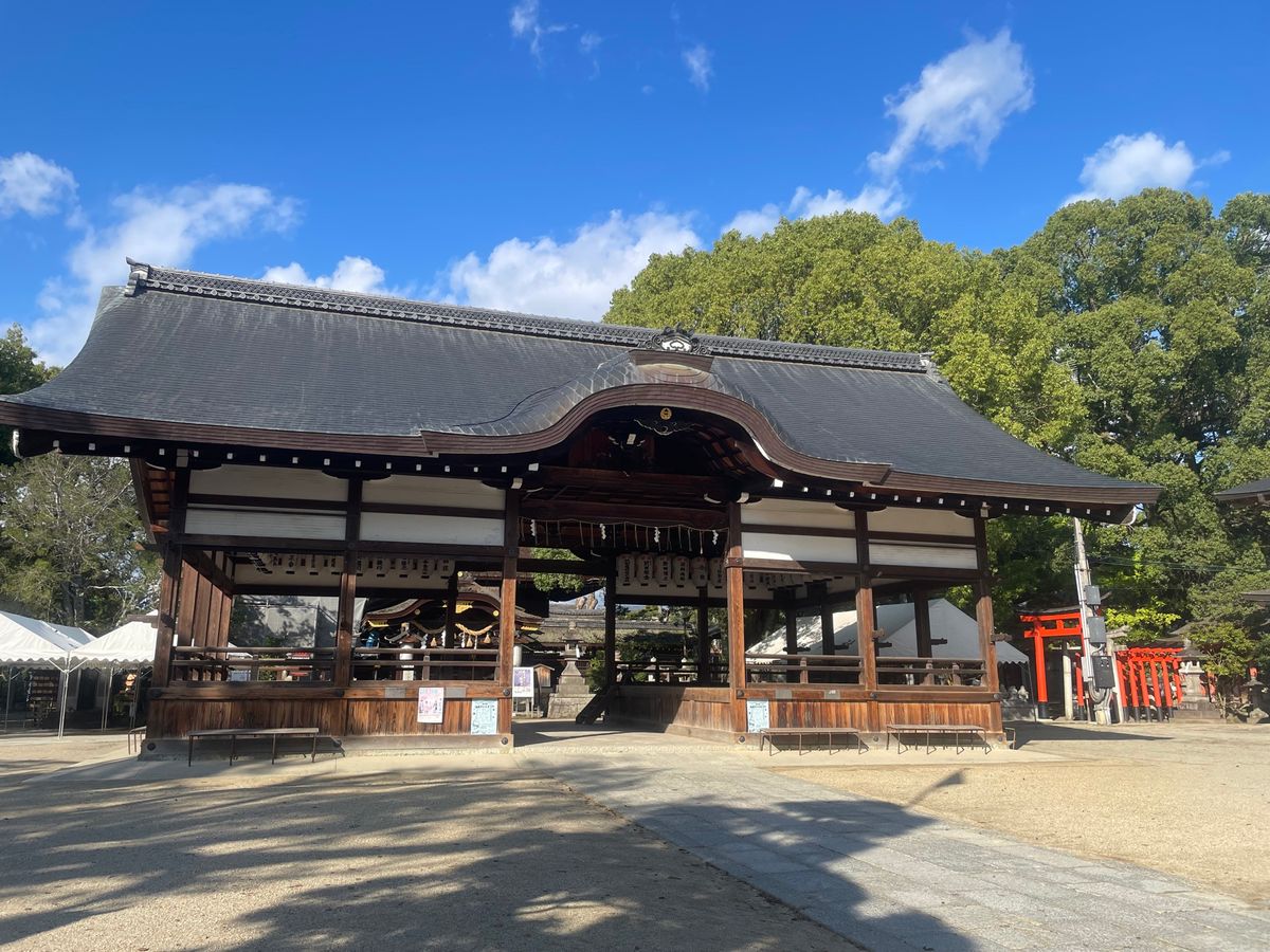 藤森神社
かなり広い立派な神社
馬とか刀剣に縁があるみたい？
