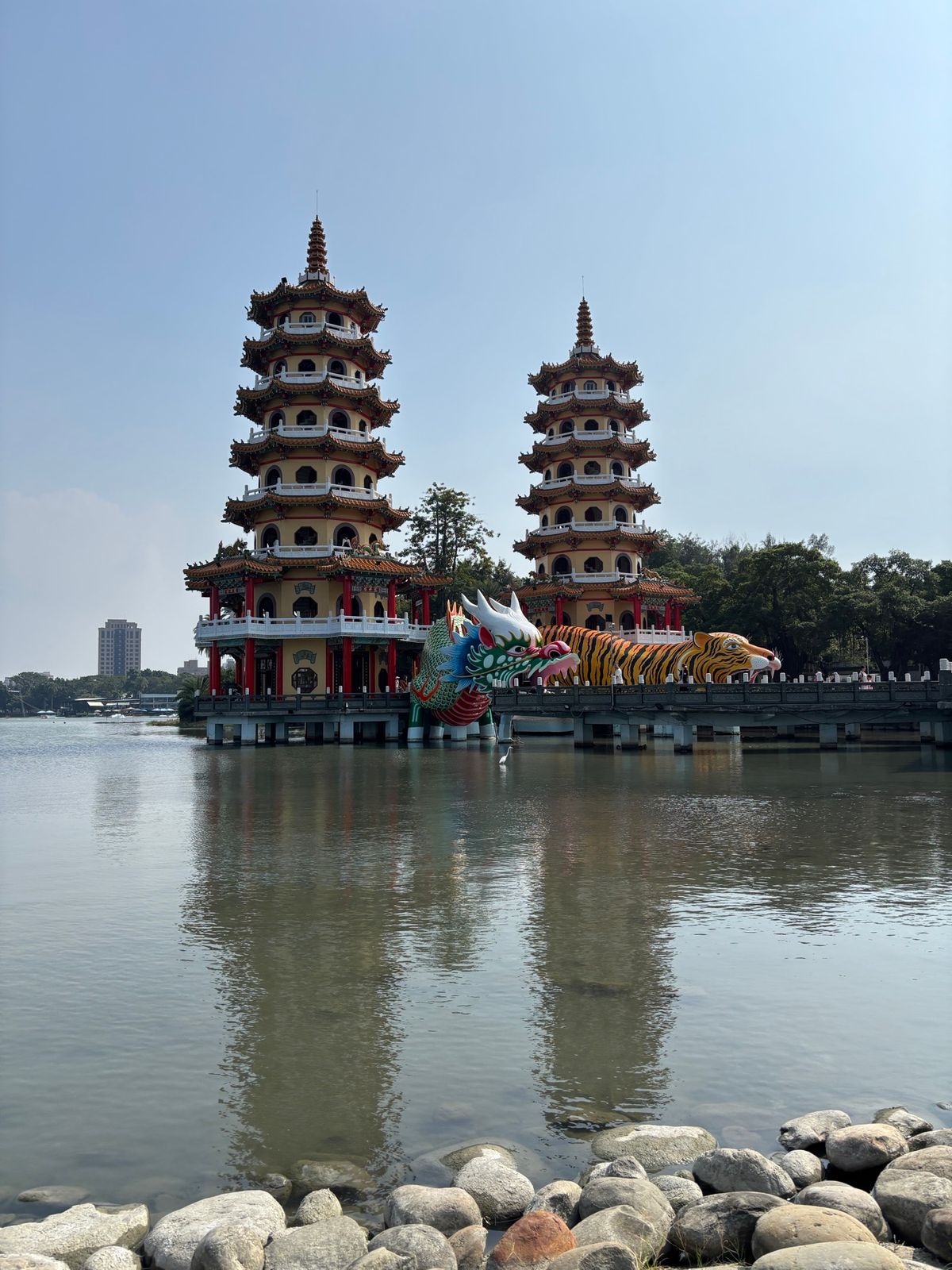 中正紀念堂、龍山寺、九份、龍虎塔。