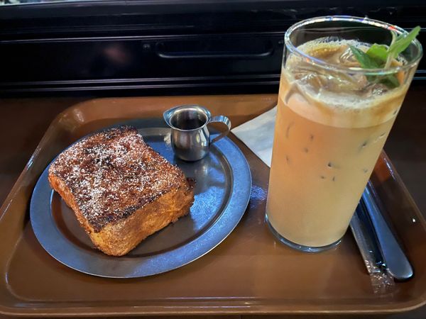 大韓民国 (韓国)「韓国旅行」の写真：フレンチトーストとモヒートミントラテ
フ...