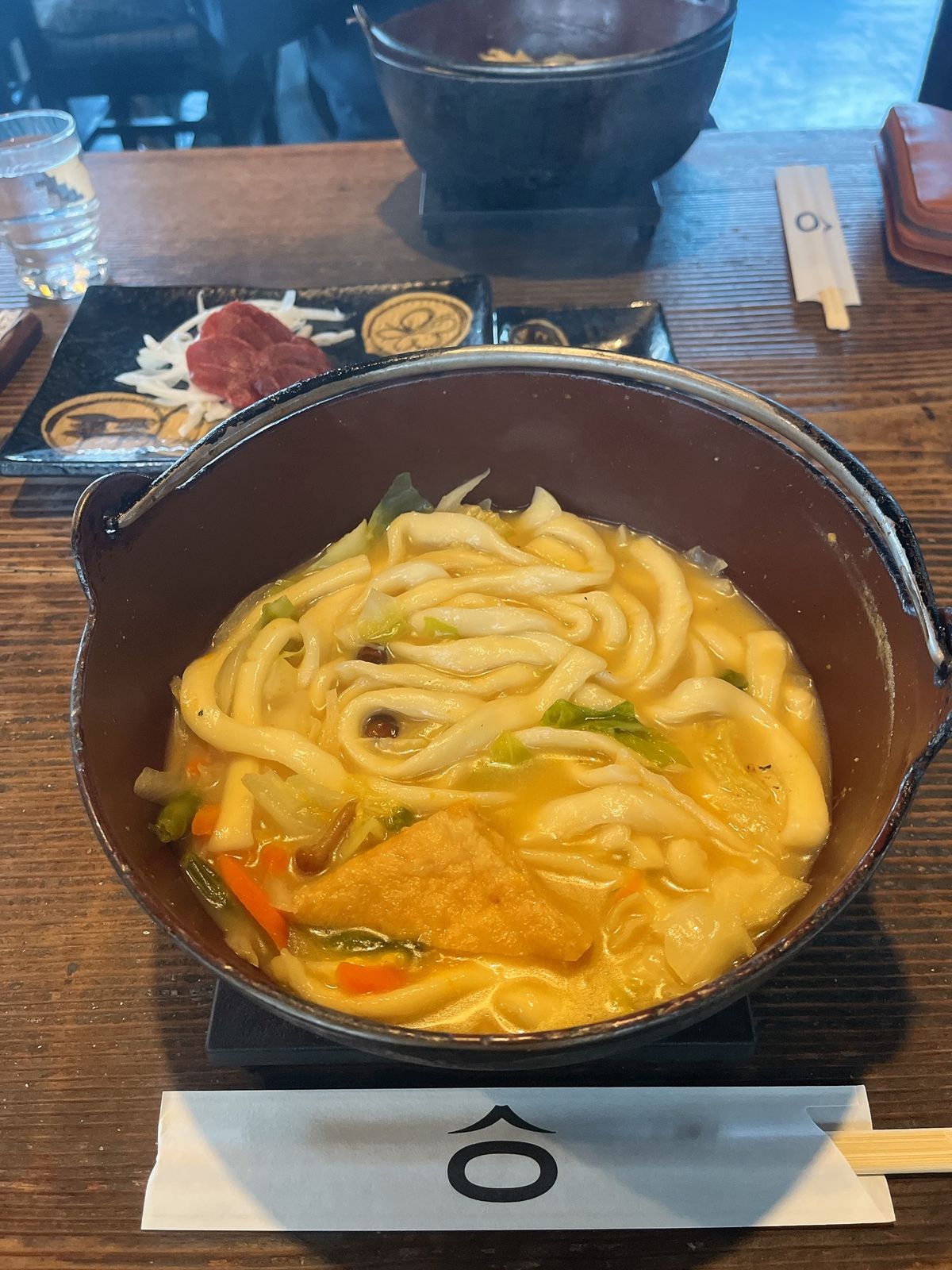 馬刺しとほうとう