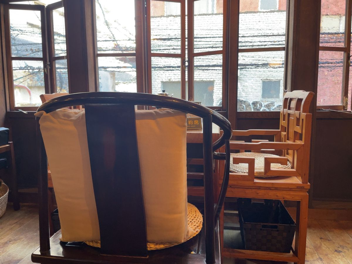 ランチの後は食後のお茶。