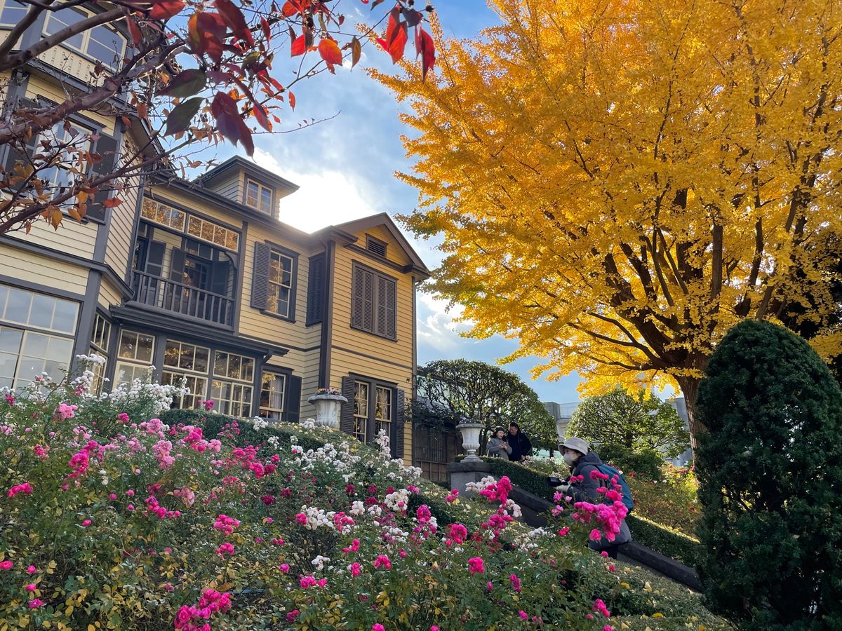 山下公園からはてくてく歩いて山手イタリア庭園へ。