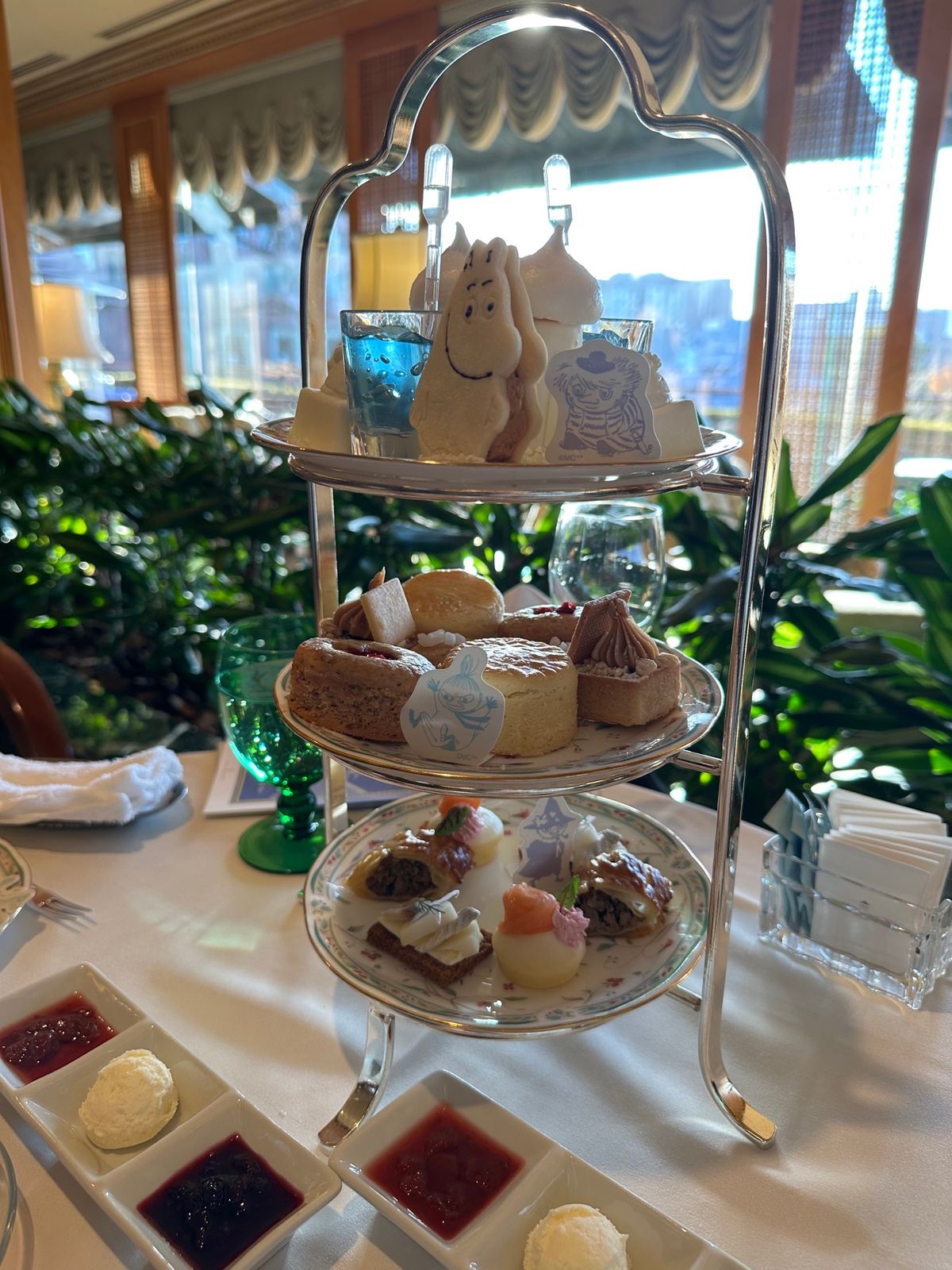 ムーミンアフタヌーンティー椿山荘