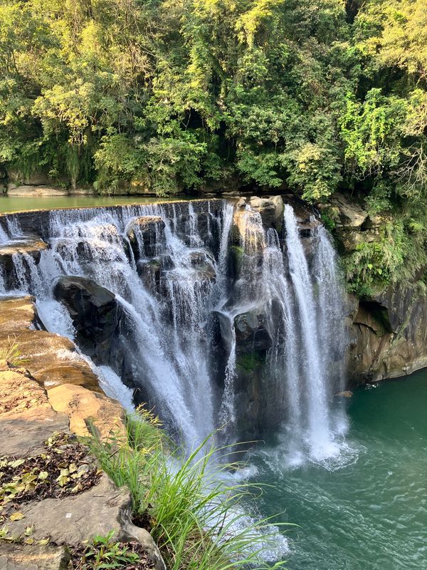 台湾「台北食べ歩き旅」の写真：十分
道中の渋滞で予定時刻が押していたら...