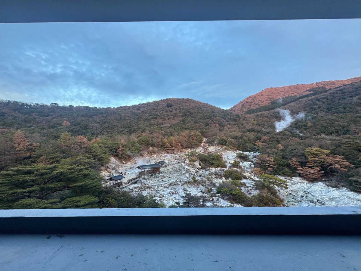 温泉はお肌がツルツルになりました♨️

