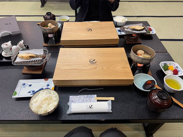 日本・山梨県「山梨県石和温泉」の写真：朝ごはん