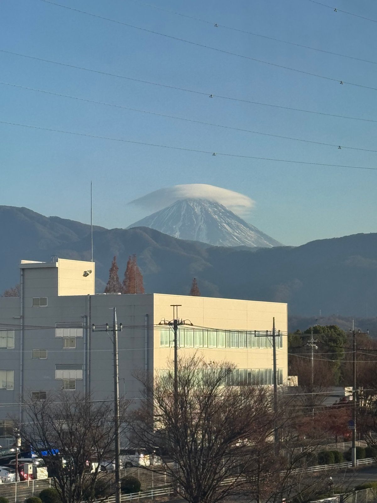 ちらし寿司ランチと傘富士