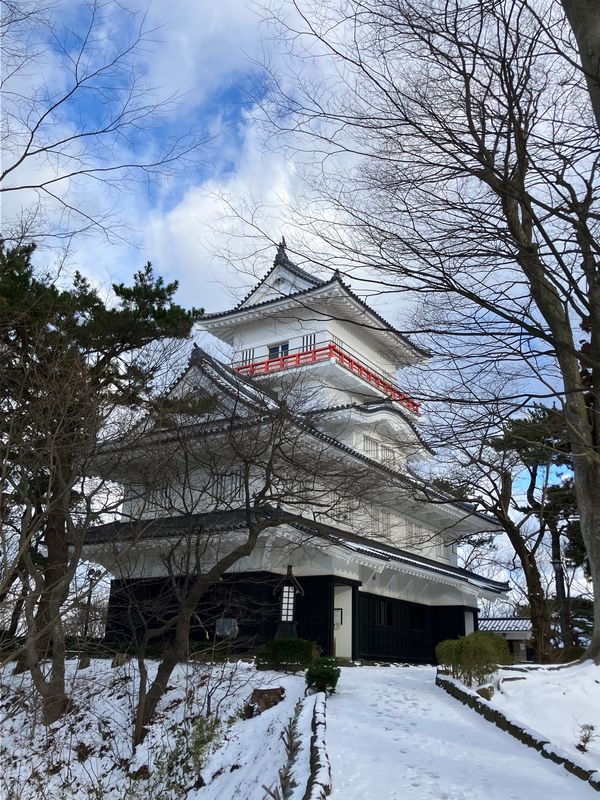 日本・岩手県「冬の秋田県・岩手県・宮城県『北海道東日本パス』電車旅」の写真：【撮影場所】
秋田県 秋田市 千秋公園
...