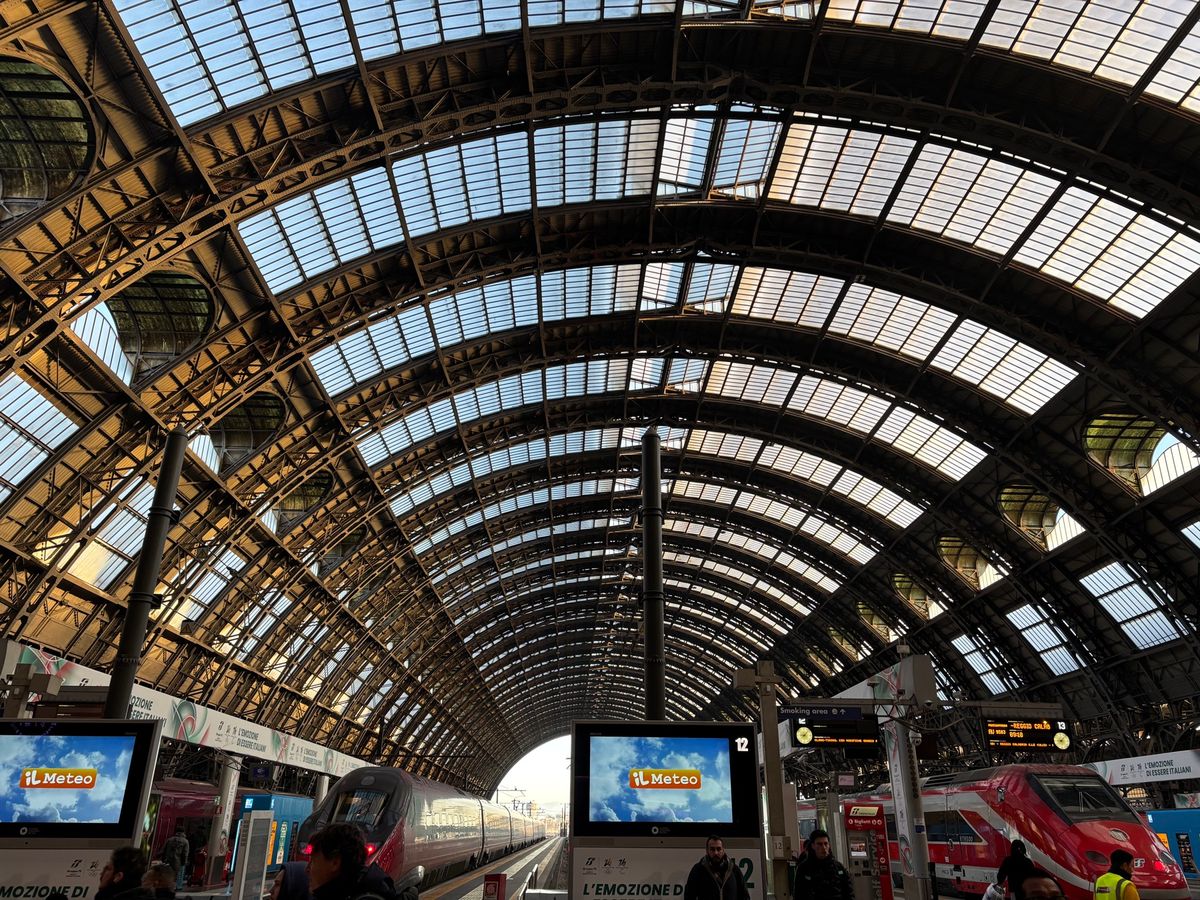 ミラノ　ミラノ中央駅
美術館みたいな駅