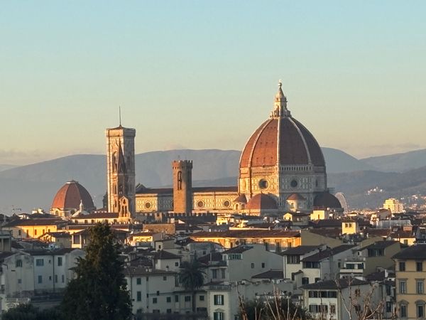 イタリア・フィレンツェ「イタリア旅行 ミラノ、トリノ、フィレンツェ、モデナ」の写真：フィレンツェ　ミケランジェロ広場
ヴェッ...