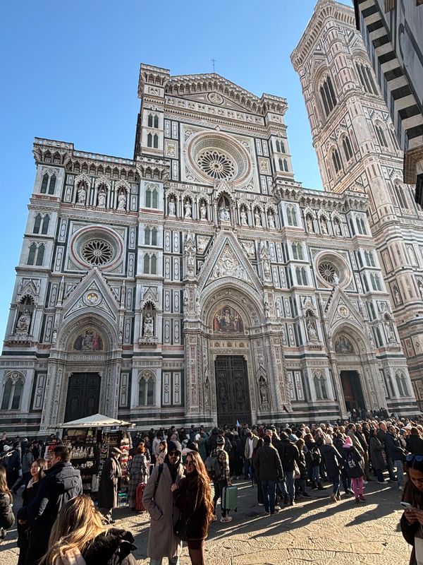イタリア・フィレンツェ「イタリア旅行 ミラノ、トリノ、フィレンツェ、モデナ」の写真：フィレンツェ　大聖堂外観