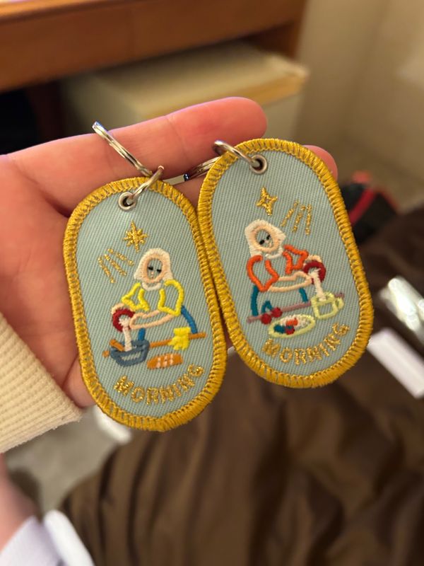 日本・徳島県「✈️新婚旅行Part１‎🤍」の写真：道後温泉♨️おろそいのキーホルダー❣️