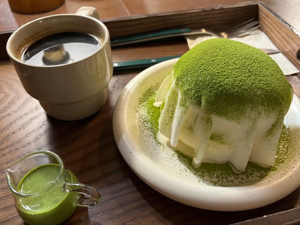 大韓民国 (韓国)・ソウル「韓国旅行_20251229」の写真：振動ベルがカメのぬいぐるみです。
抹茶パ...