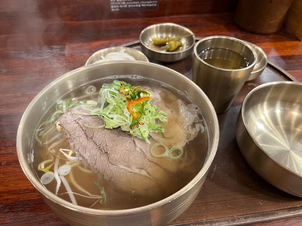 大韓民国 (韓国)・ソウル「韓国旅行_20251229」の写真：温麺は、リピートのお店です。
江南地下の...