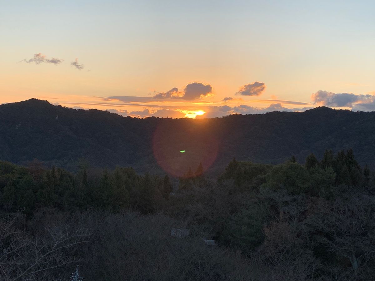 3日目　伯方島で初日の出　御来光