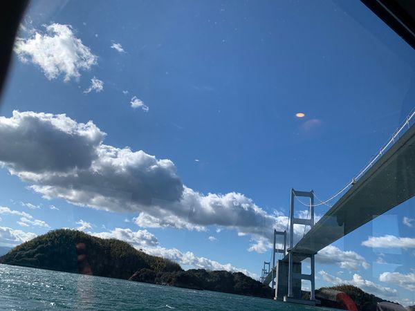 日本・愛媛県「今年も頑張りました 2025年」の写真：来島海峡遊覧船に乗船！
今日の潮は5ノッ...