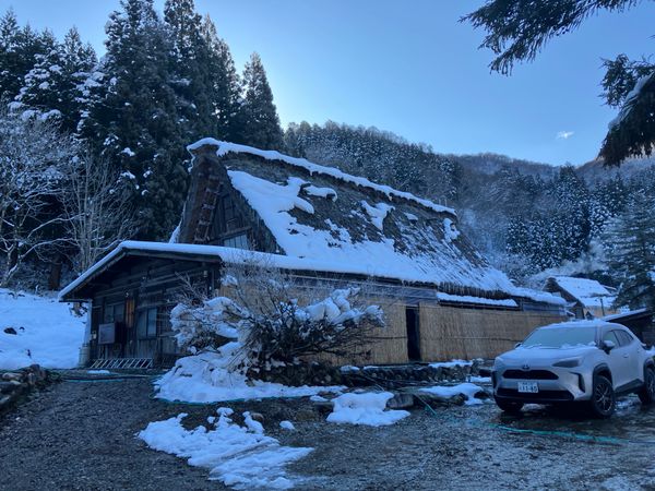 日本・白川郷「白川郷へ」の写真